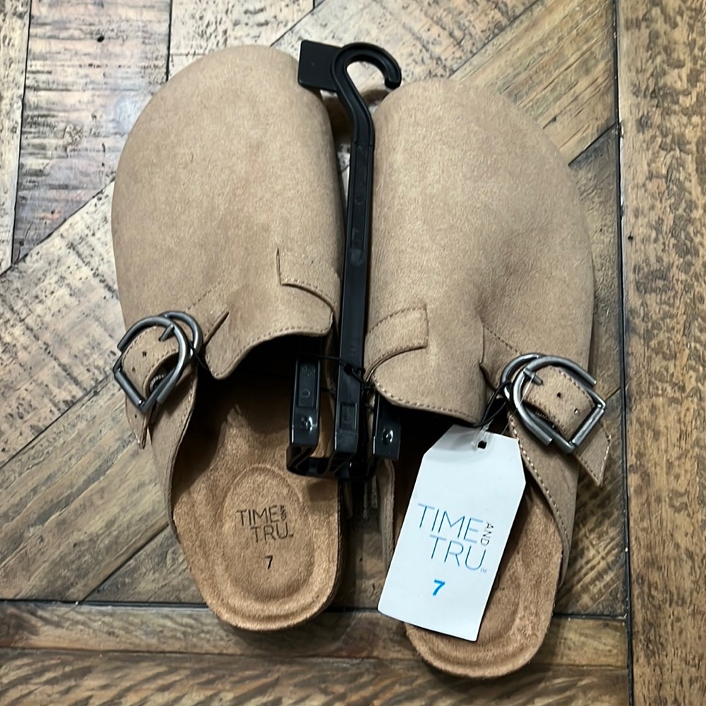 Time and tru clogs — brand new, never worn. Run small.
